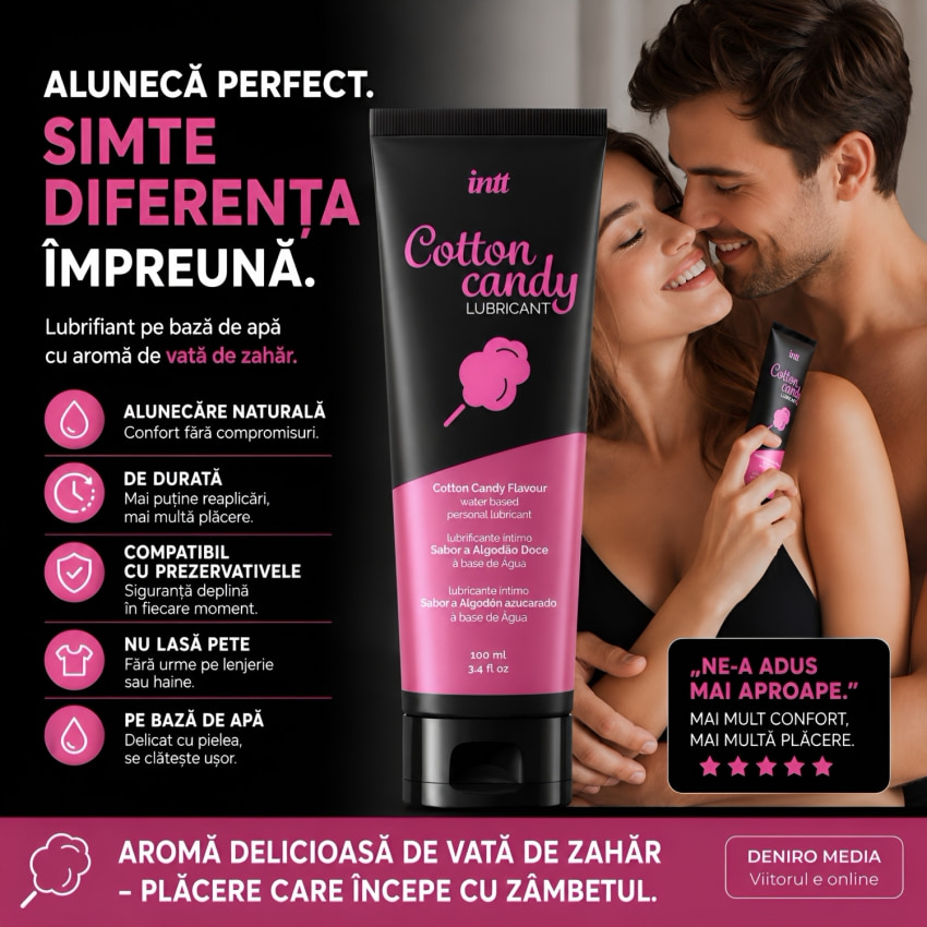 Lubrifiant Pentru Sex Oral Mireasmă Vată De Zahăr 100 ml