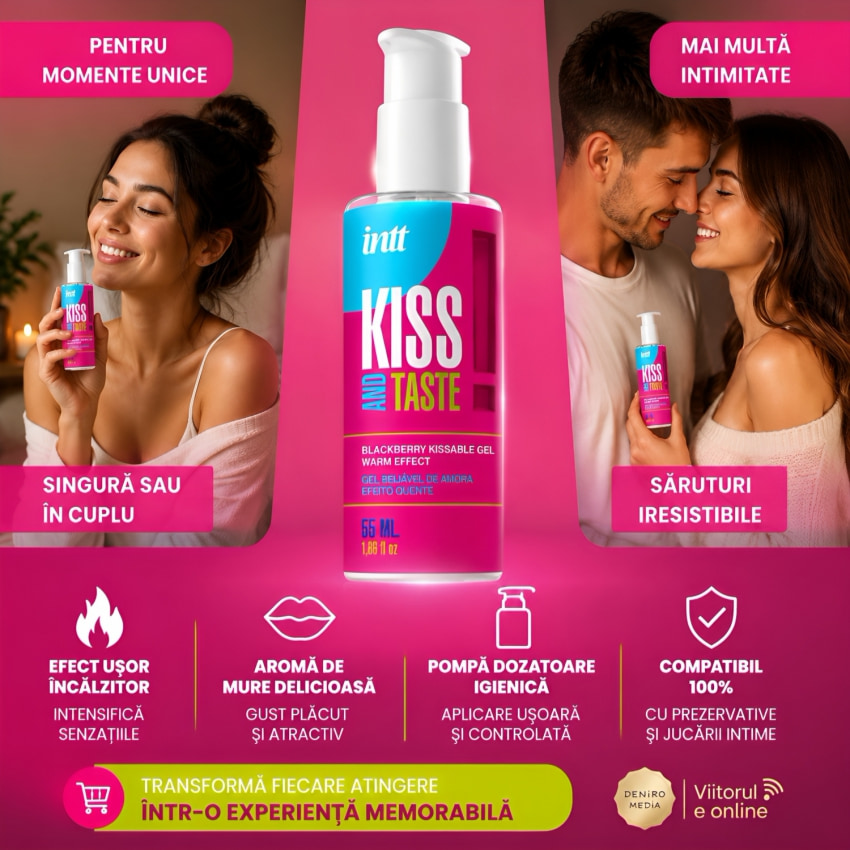 Intt Kissable Gel Mure – Urmare încălzitor 55 ml
