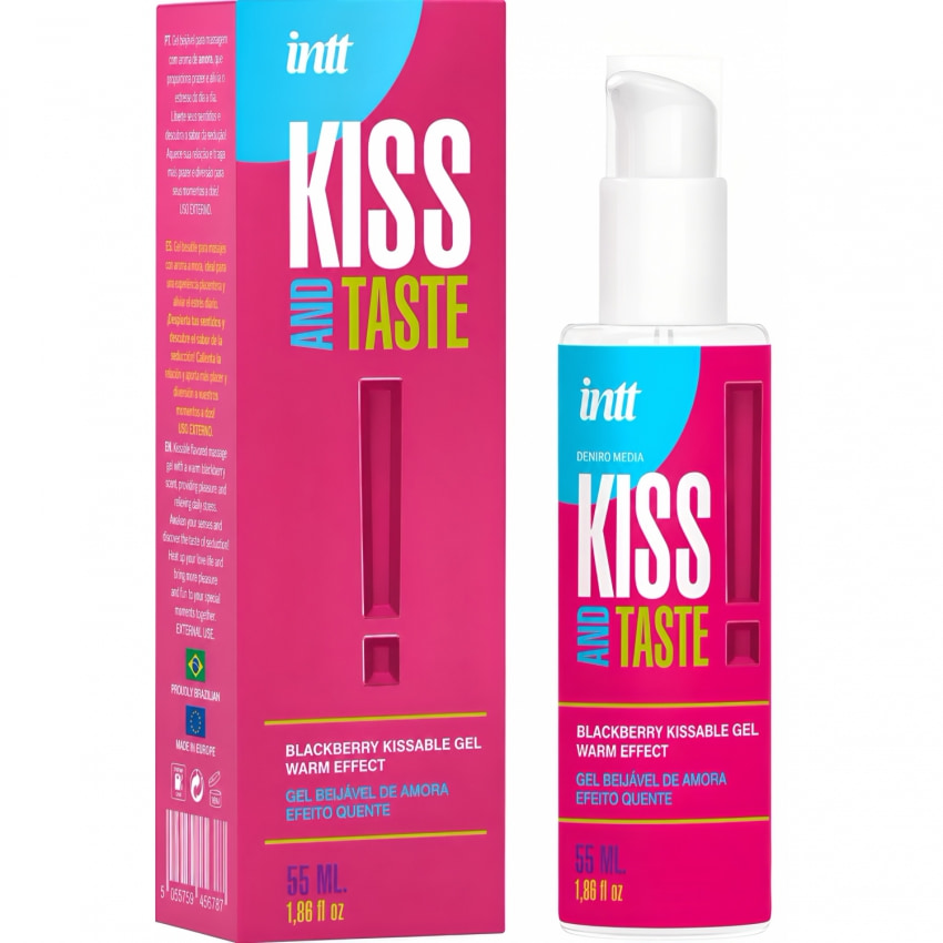 Intt Kissable Gel Mure – Efect încălzitor 55 ml