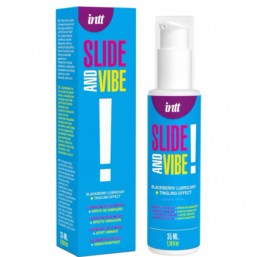 Intt Slide And Vibe, Lubrifiant Vibrant Mure 35 ml