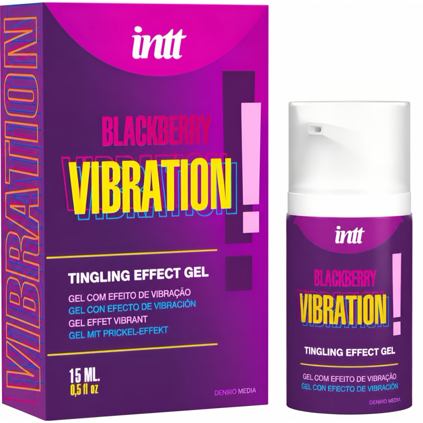 Intt Vibration Blackberry — Gel Intim Mure, Efect Pulsant