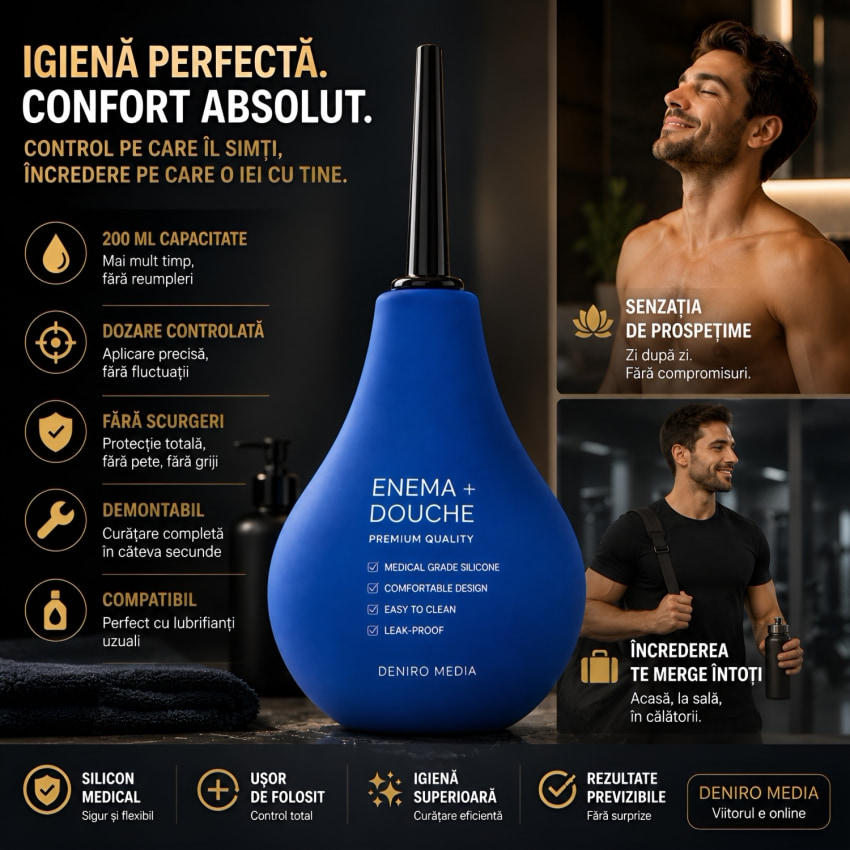 Irigator Anal The Cleaner 200 ml — Aplicare Precisă
