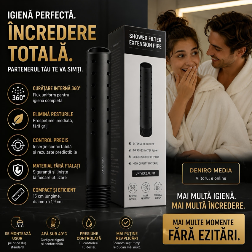 Irigatorul Versatil Pentru Zone Intime Negru
