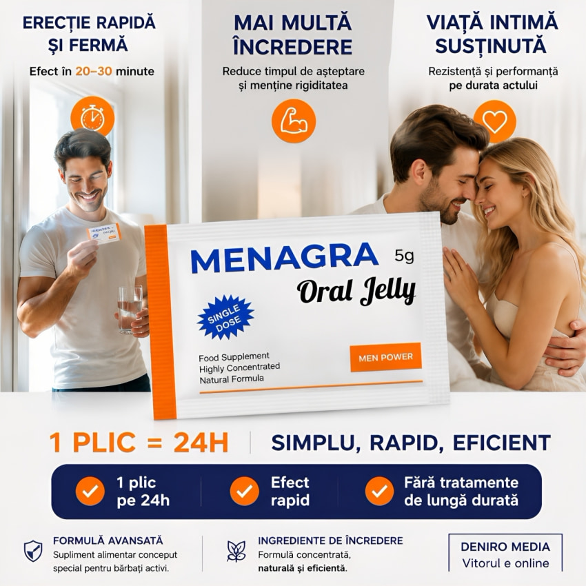 Jeleu Sculare Rapidă Menagra 2 pliculețe