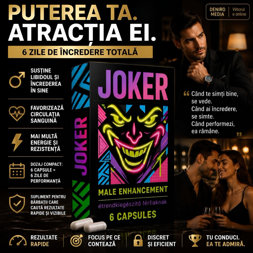 Joker 6 Capsule, Formulă Compactă Pentru Bărbați