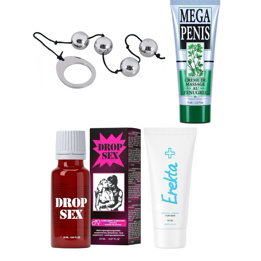 Kit Putere și Plăcere: Set Complet pentru El și Ea