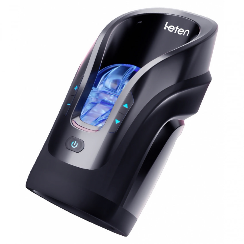 Leten King Of Pleasure Masturbator Automat cu Aspirație Negru