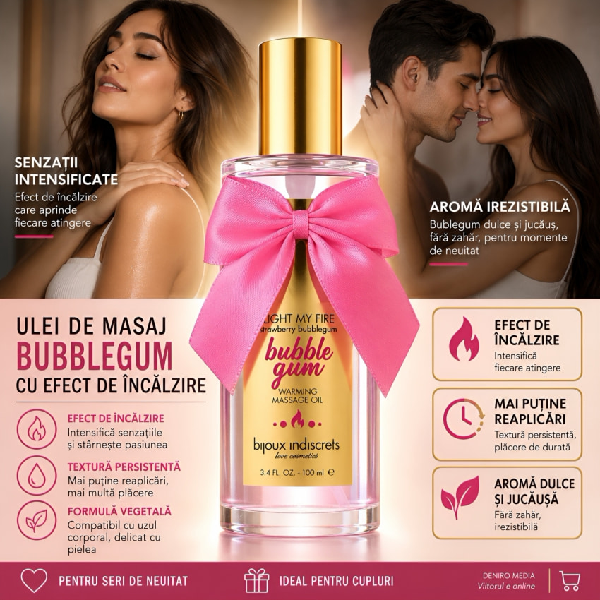 Light My Fire Ulei Frecție Bubblegum Bijoux Indiscrets