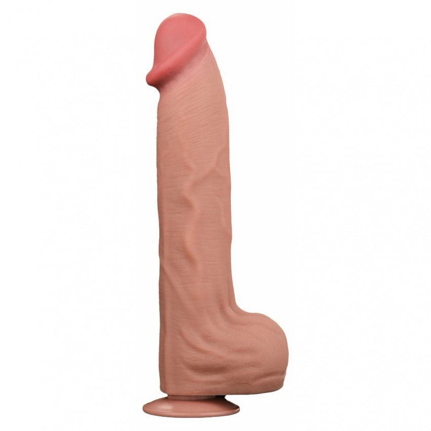 Lovetoy Dual Layer 36 cm Piele Moale și Miez Ferm