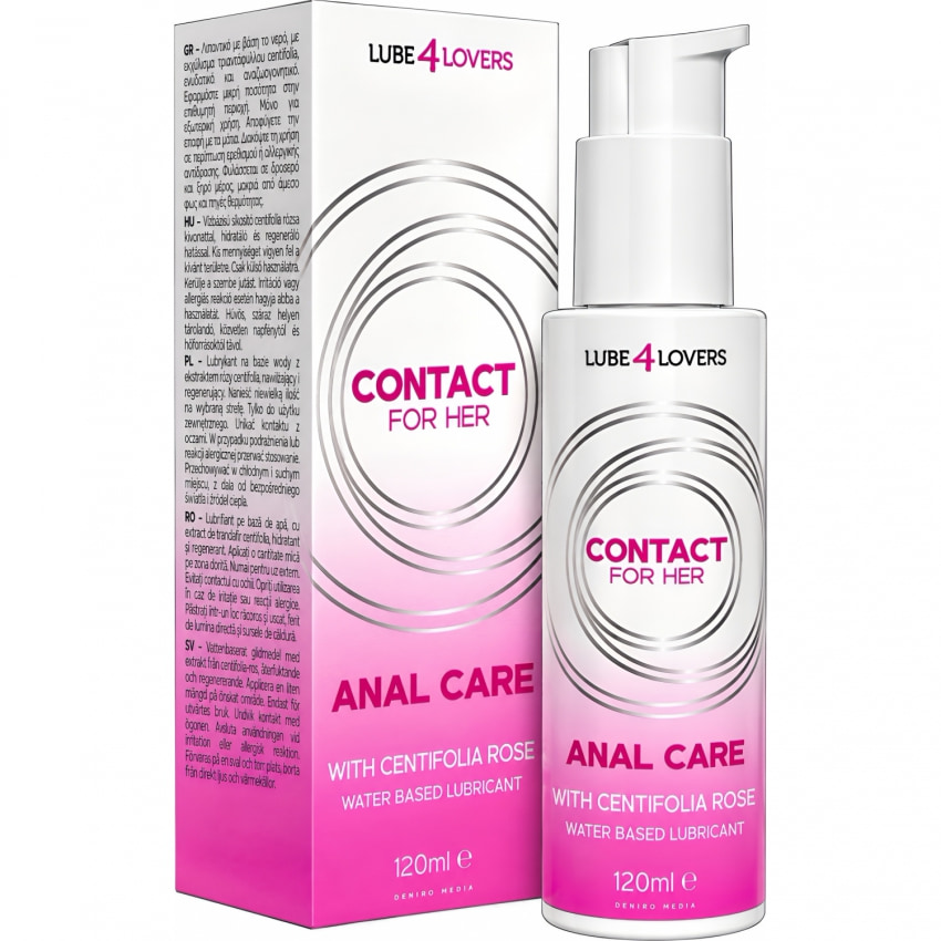 Lubrifiant Anal Care cu Extract de Trandafir 120 ml