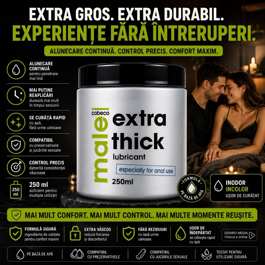Lubrifiant Anal Male Extra Thick 250ml