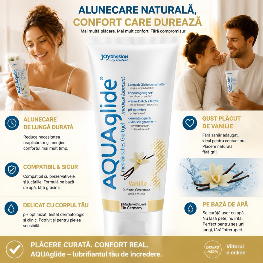 Lubrifiant AQUAglide Vanilie 100 ml