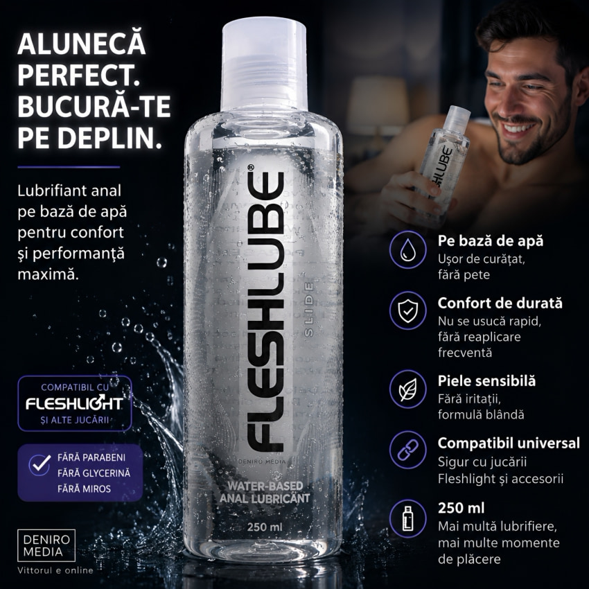 Lubrifiant Fleshlube Slide Anal Water-Based 250 ml