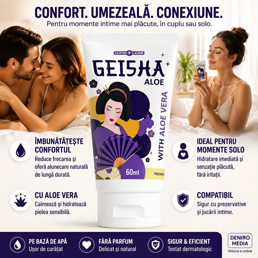 Lubrifiant Geisha Aloe Vera De lux 60ml