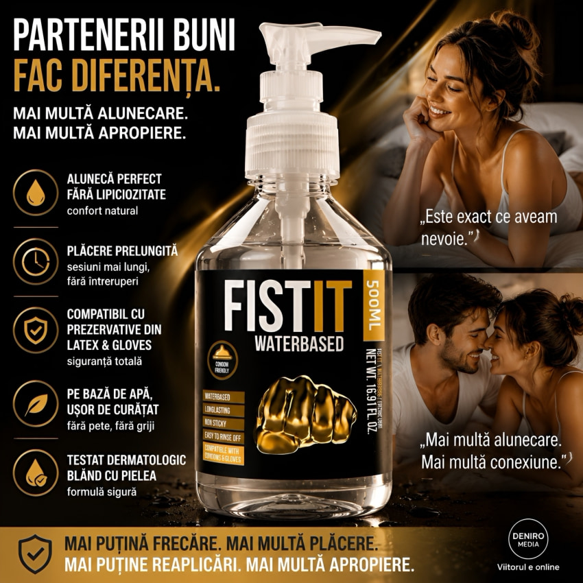 Lubrifiant pe Bază de Apă FISTIT 500ml
