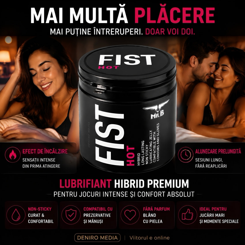 Lubrifiant Pe Bază De Apă Mister B FIST Hot 500 ml