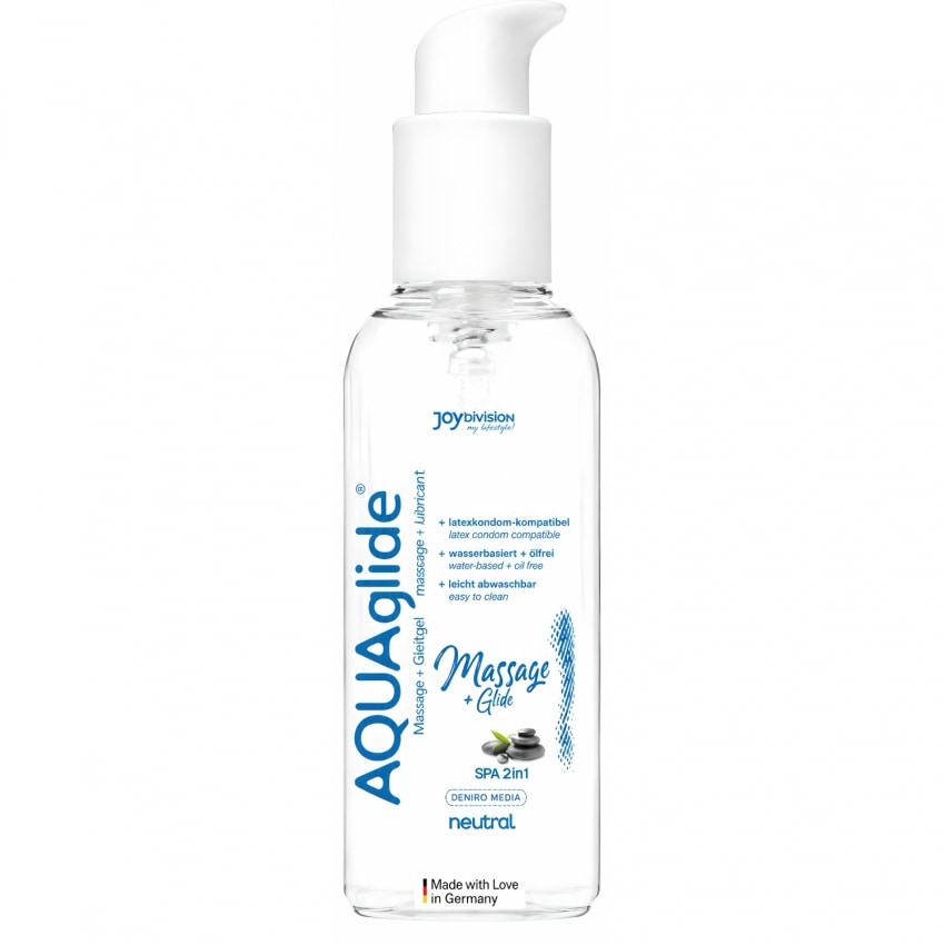 Lubrifiant și Gel de Masaj 2 în 1 AQUAglide 200 ml