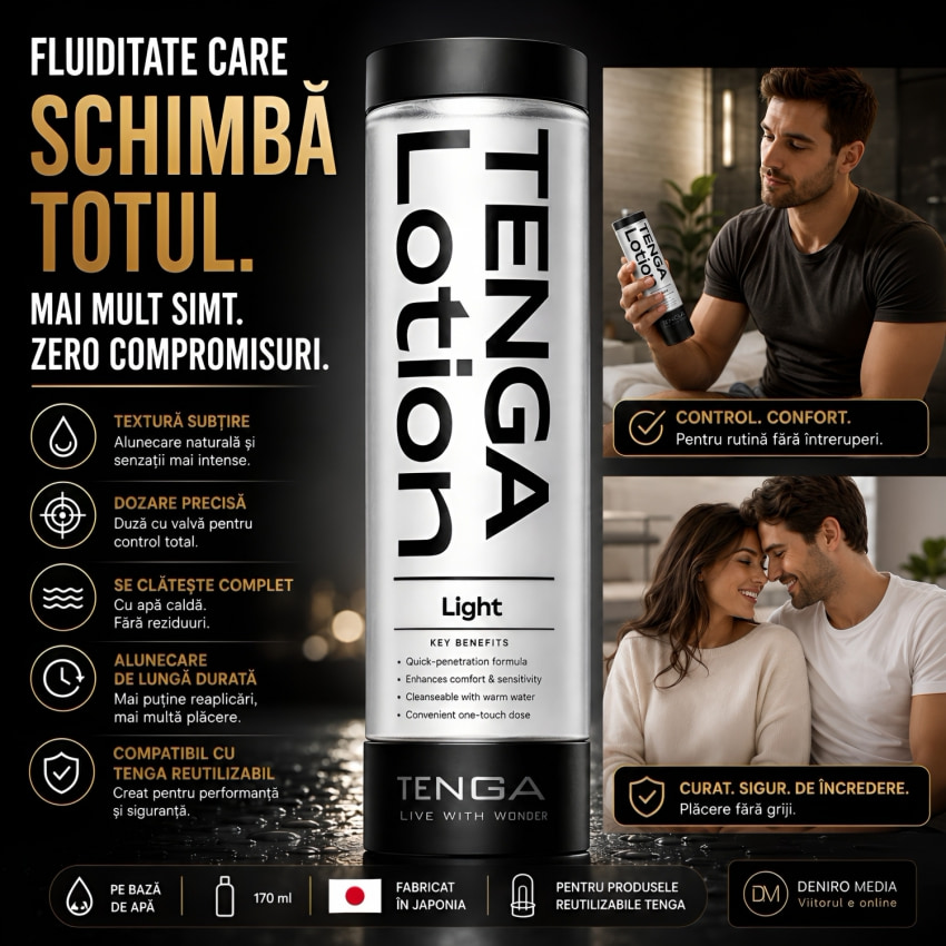 Lubrifiant Tenga Lotion Light pentru Masturbatoare 170 ml