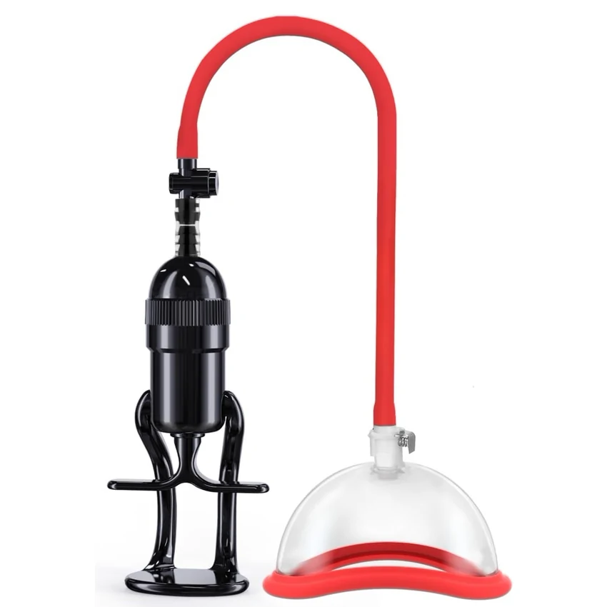 LuvPump II Realov - Pompă De Vid Discretă Pentru Zona Intimă Roșu