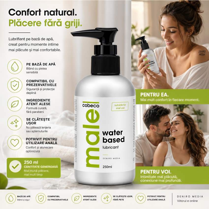 Male Water Based Lubricant 250ml