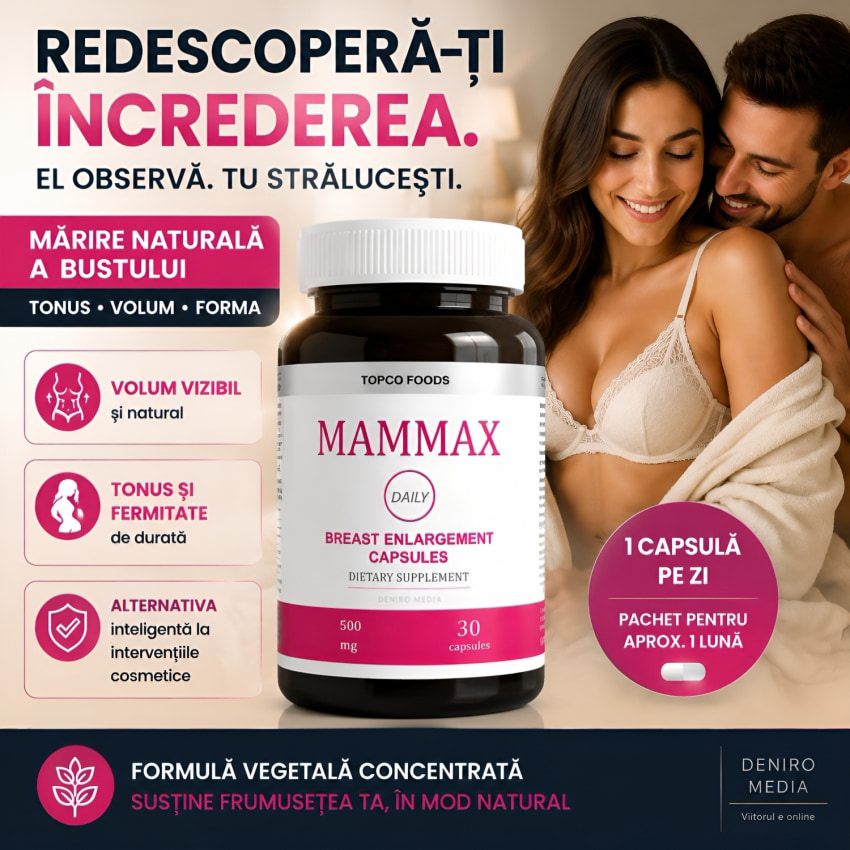 Mammax Pilule Pentru Creșterea Bustului 30buc