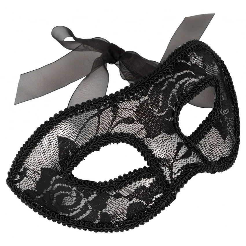 Mască Elegantă Cottelli Collection Negru