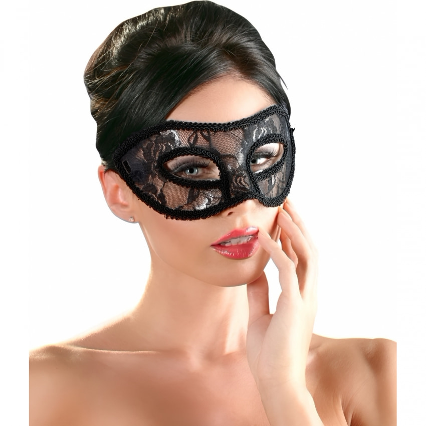 Mască Elegantă Cottelli Collection Negru