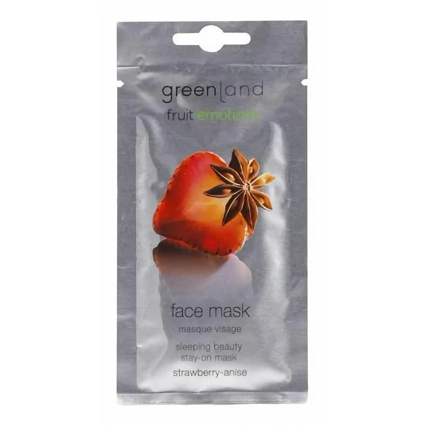 Mască față, cu căpșuni și anason, Greenland, 10 ml