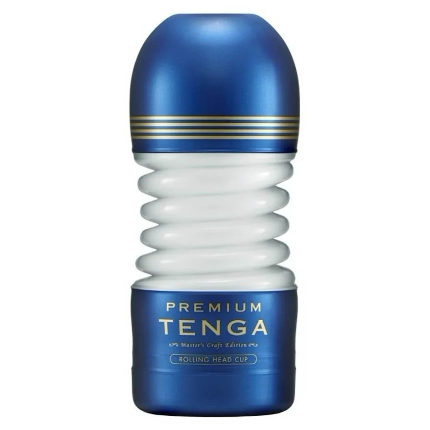 Masturbator Premium Tenga Rolling Head Albastru