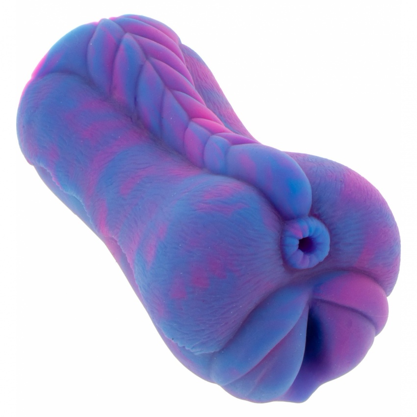 Masturbator Unicorn EXTREME Acces Dublu 14.5 și 9 cm Mov