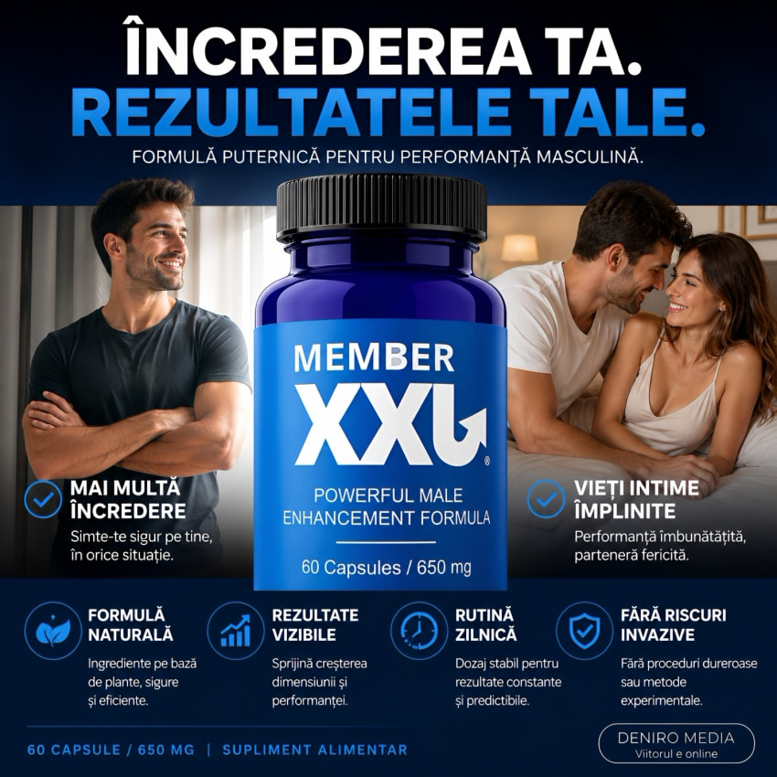 Member XXL Tablete Din Plante Pentru Mărirea Falusului 60buc
