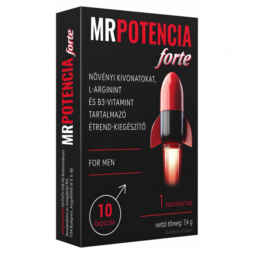 MrPotencia Forte — 10 Capsule Pentru Erecție și Potență
