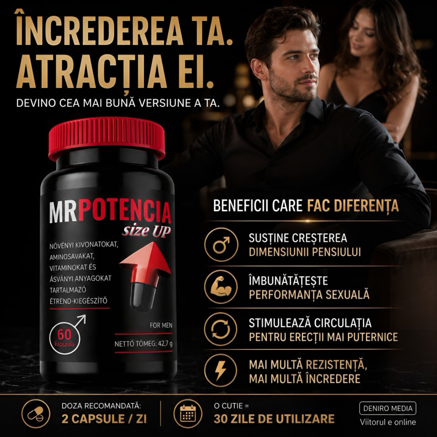 MrPotencia sizeUp 60 Capsule Pentru Potență