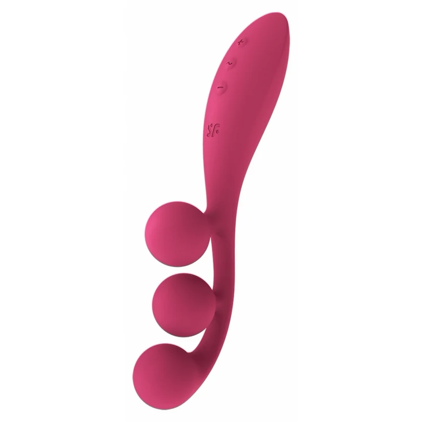 Multi-Vibrator Satisfyer Tri Ball 1 Roșu