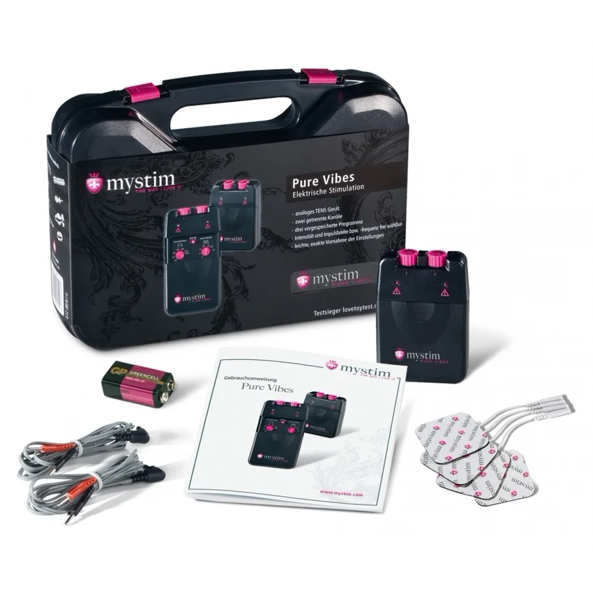Mystim Pure Vibes Unitate Analog Pentru Electro-Stimulare Negru
