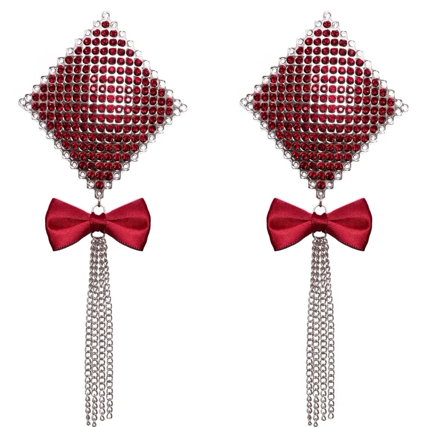 Nipple Jewellery Bow Roșu