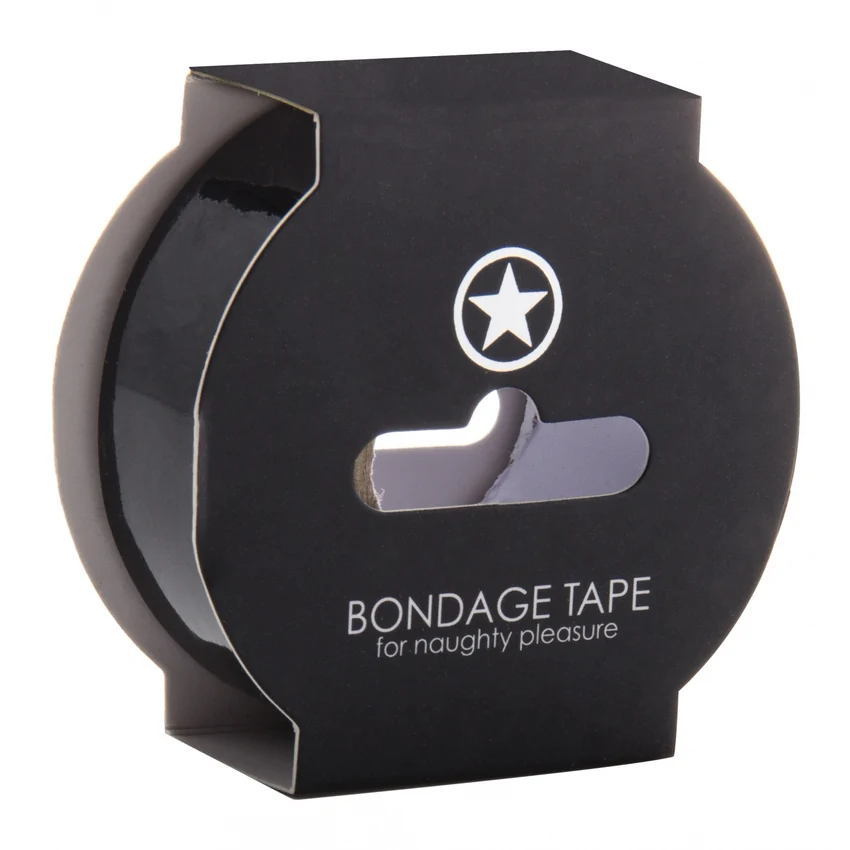 Non Sticky Bondage Tape 17.5m Negru