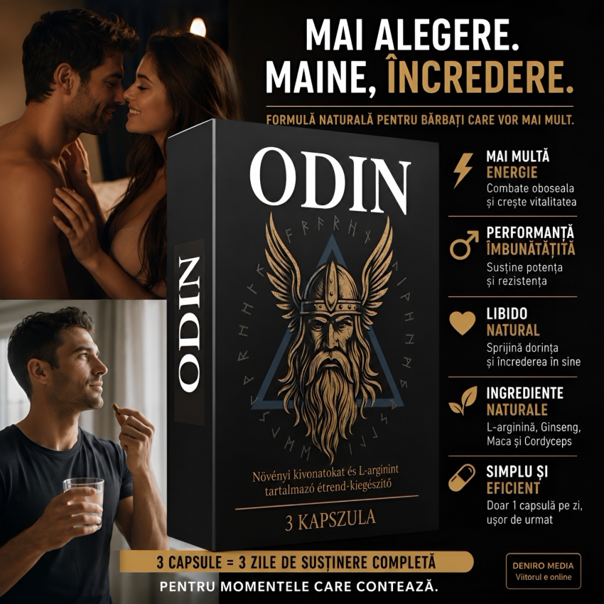 ODIN Trio – Pentru Mărirea Potenței, 3 Capsule