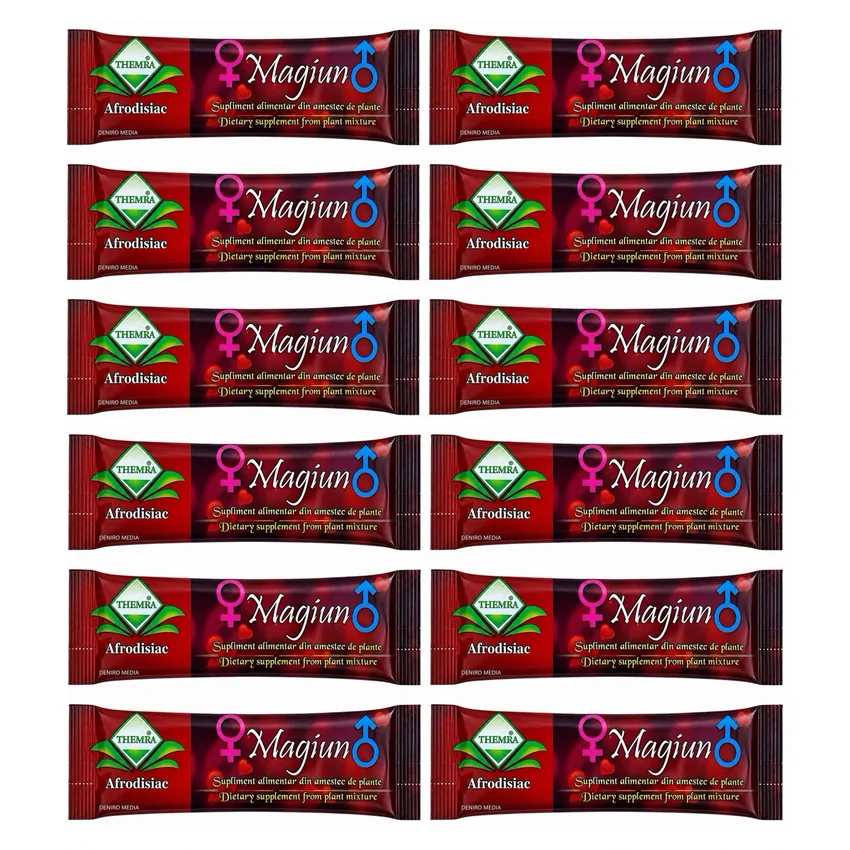 Pachet 12 x Magiun Afrodisiac Potentă 100% Natural Themra 12g
