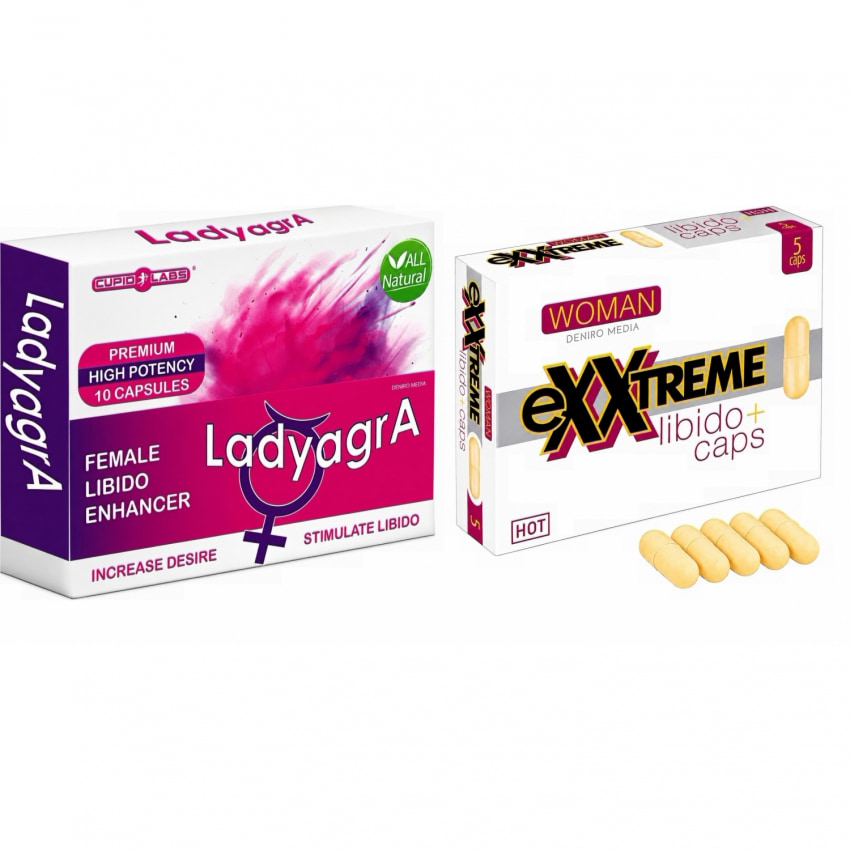 Pachet Capsule Femei eXXtreme Libido Afrodisiac + Pastile Libido Ladyagra