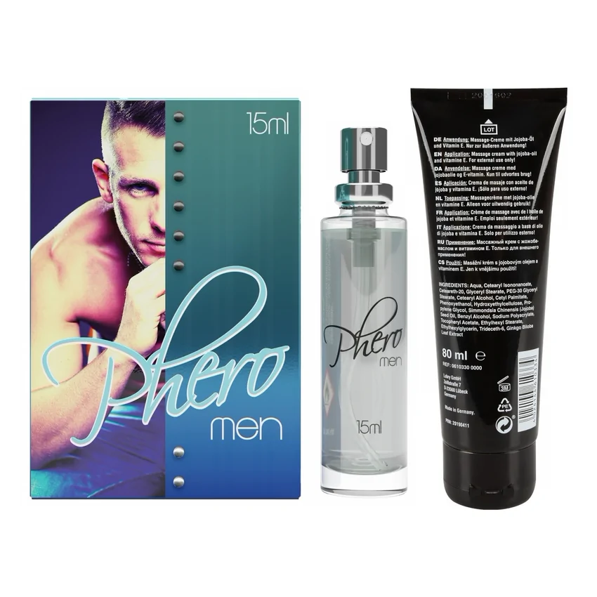 Pachet Cremă Erecție Penis XXL + Parfum cu Feromoni Pheromen