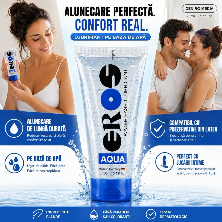 Gel Agent de ungere Eros Water Based 50ml