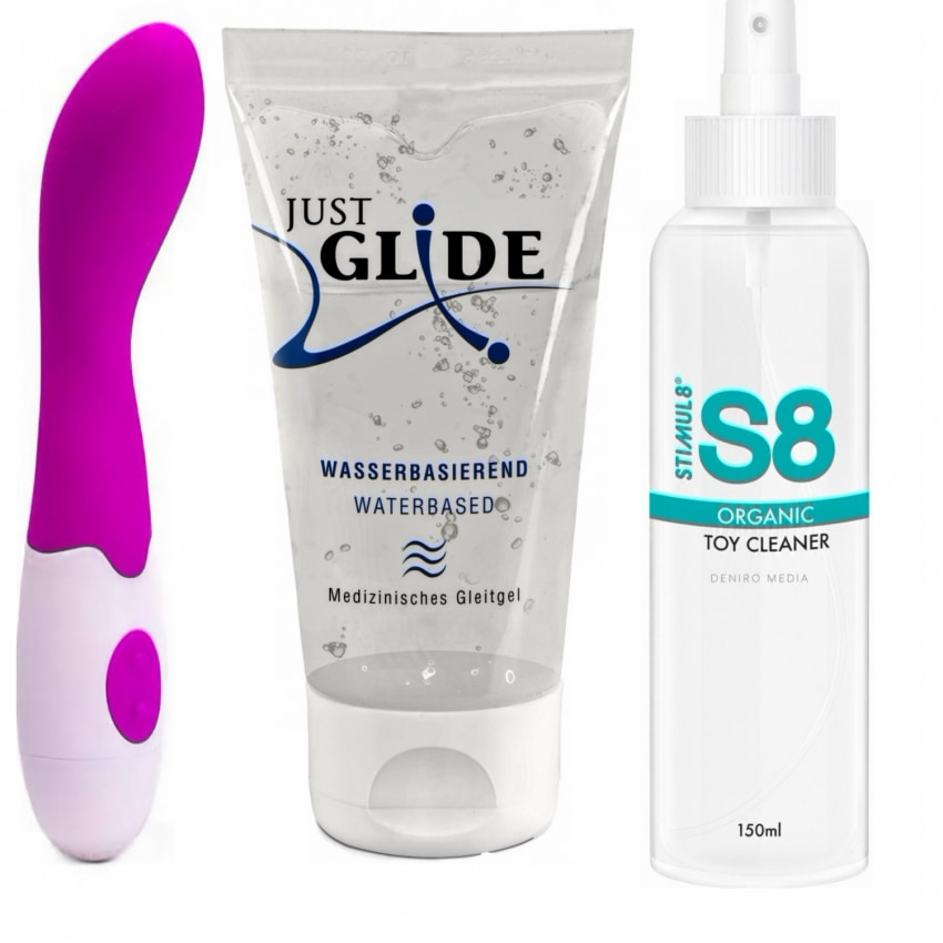 Pachet Maximizator Plăcere: Lubrifiant, Spray Și Vibrator