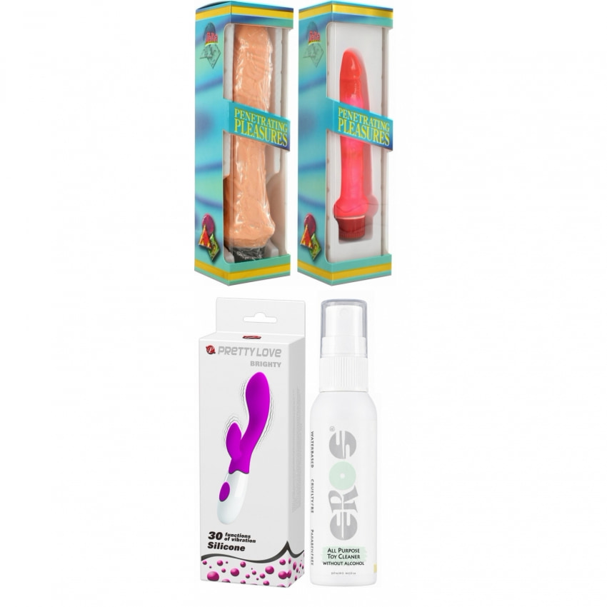 Pachet Plăcere Intensă: Kit Vibratoare, Anal Și Igienă