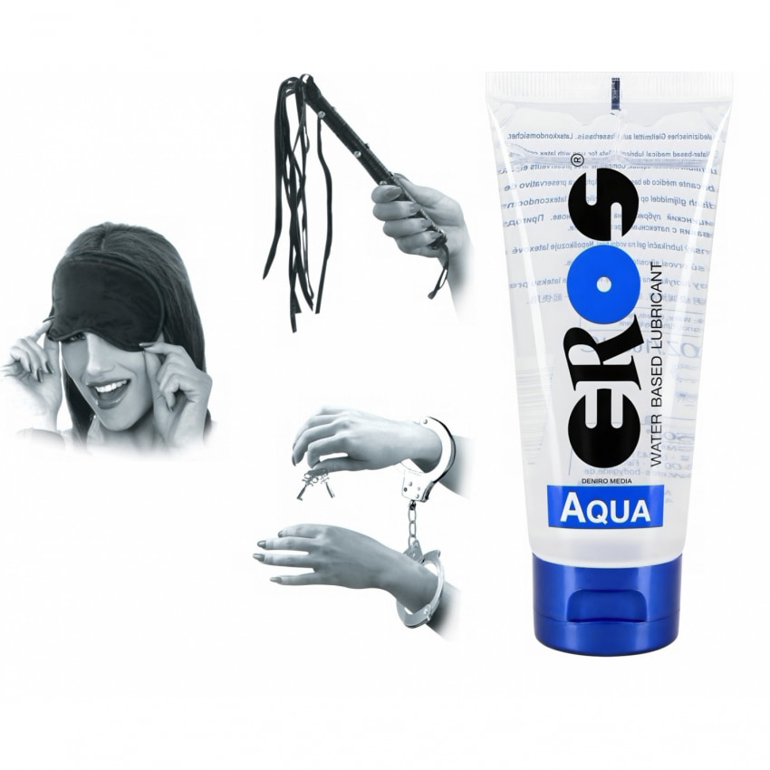 Pachet Set Lovers Fantasy + Lubrifiant EROS Aqua