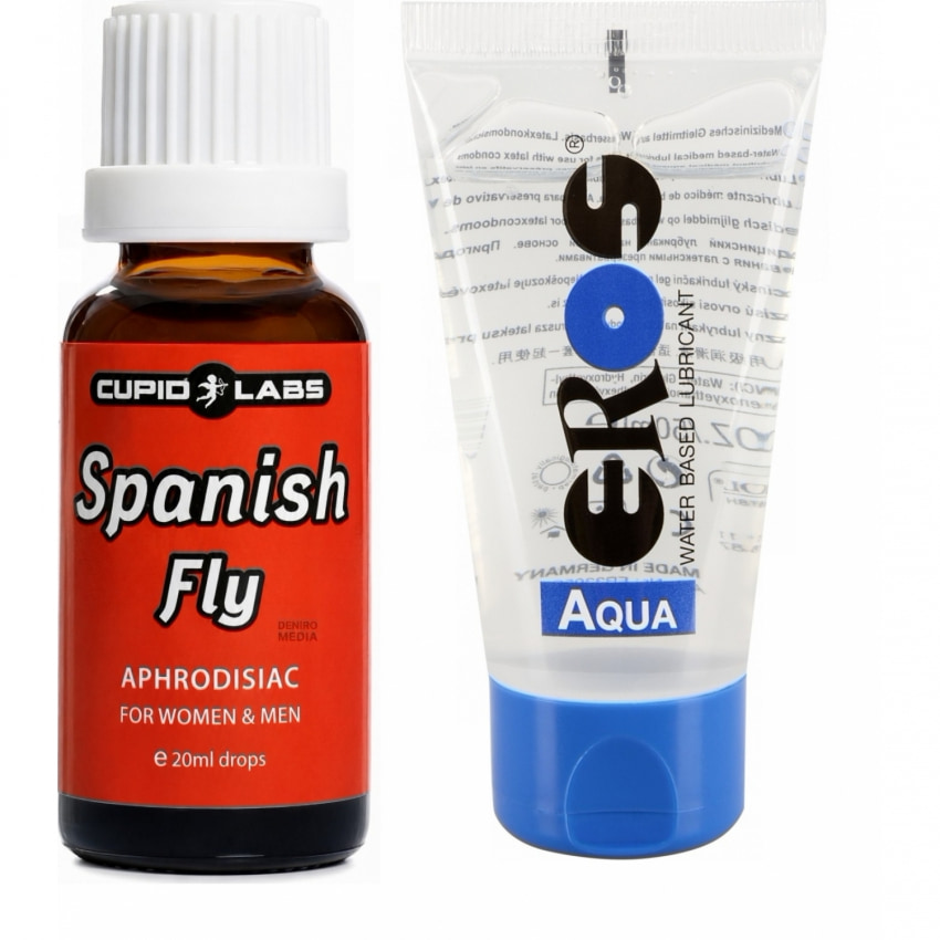 Pachet Spanish Fly + Lubrifiant Eros Aqua