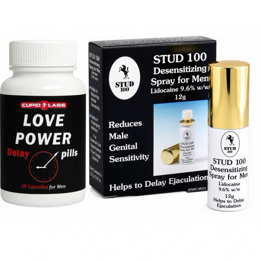 Pachet Spray Stud 100 + Pastile Love Power