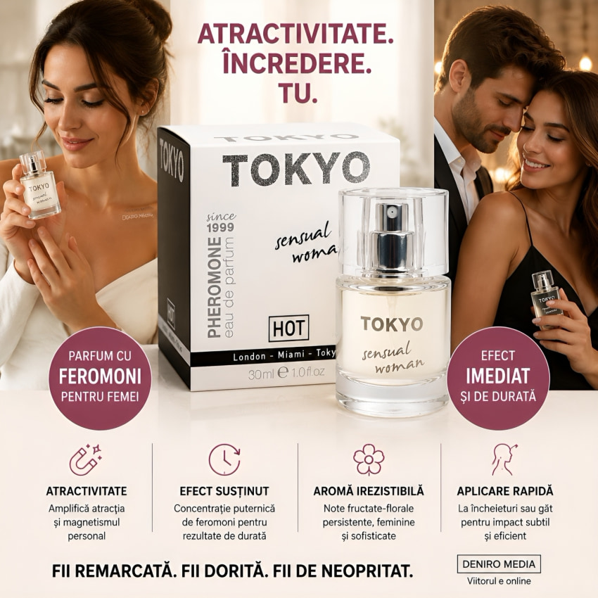 Parfum Cu Feromoni Soții Senzuale Tokyo 30ml