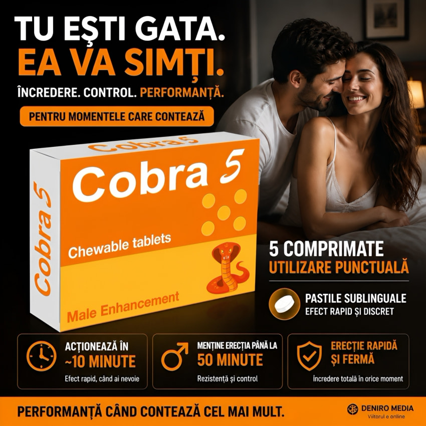 Pastile Cobra Pentru Erecție 5buc