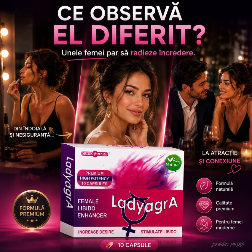Pastile Creștere Libido Femei Ladyagra 10buc